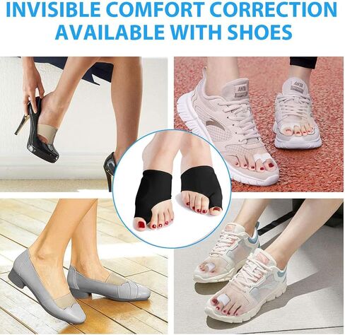 مصحح الورم للنساء عند إصبع القدم الكبير، جبيرة الورم العظمية، لتخفيف آلام فاصل إصبع القدم الكبير، كم لتخفيف آلام الورم في إبهام القدم - تصحيح غير جراحي، مملس إصبع القدم المطرقة (عبوتان) in Kuwait