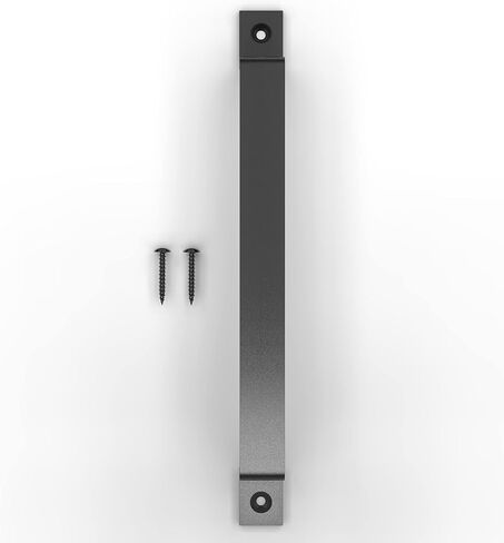 8 Inch Fleur Arc Barn Door Handle - Black Cast Iron Pull for Sliding Doors, Gates, Sheds, Fences, Closets - Indoor Outdoor Farmhouse Hardware in Kuwait