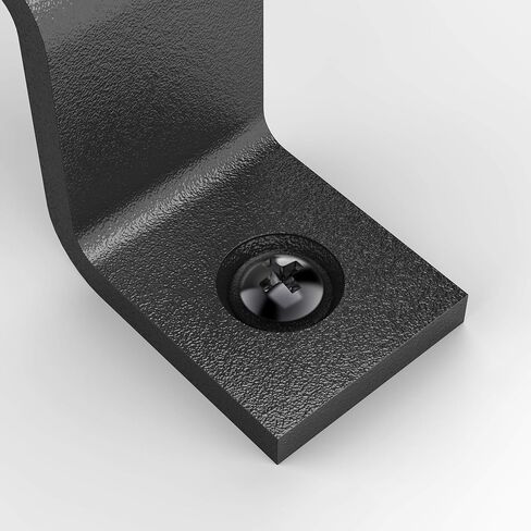 8 Inch Fleur Arc Barn Door Handle - Black Cast Iron Pull for Sliding Doors, Gates, Sheds, Fences, Closets - Indoor Outdoor Farmhouse Hardware in Kuwait