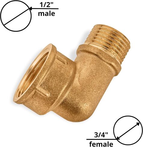 Pipe Fitting Brass Elbow 1" Female x 1" Female 90 Degree Street Elbow Brass Elbow Forged Brass in Saudi Arabia