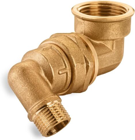 Pipe Fitting Brass Elbow 1" Female x 1" Female 90 Degree Street Elbow Brass Elbow Forged Brass in Saudi Arabia