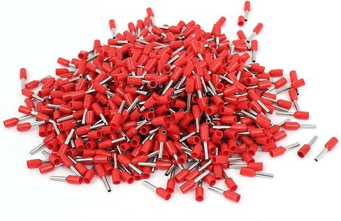 uxcell 1000Pcs E1008 Insulated Cord End Terminal Wire Ferrules Pin 18AWG in Saudi Arabia
