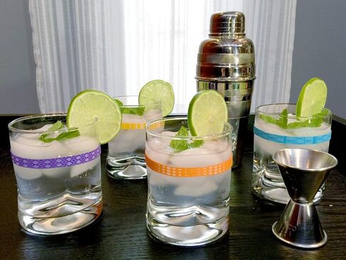 Drink Markers and Water Bottle Bands - Set of 8 - Series 1 in Saudi Arabia