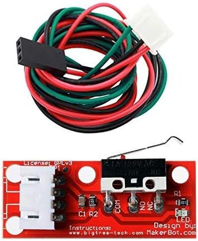 D-FLIFE 12pcs 3D Printer Mechanical Limit Switch with 70cm Cable Endstop Mechanical Limit Switches e for 3D Printer Makerbot Prusa Mendel RepRap CNC Arduino Mega 2560 1280 RAMPS 1.4 in Saudi Arabia