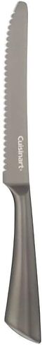 Cuisinart Classic 8pc Colored Stainless Steel Cutlery Set with Acrylic Block Black - C77-8PMOX in Saudi Arabia