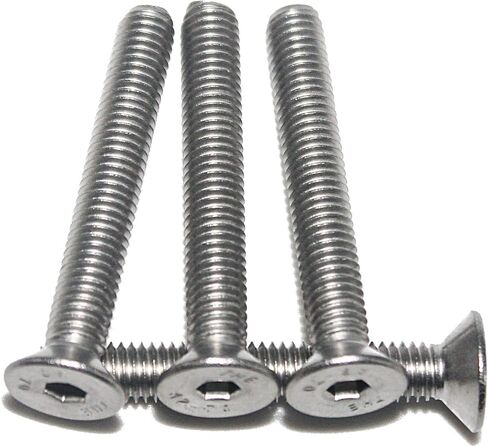 Fullerkreg M10-1.5x70mm,Hex Drive Flat Head Screw,18-8 Stainless Steel,Pcs of 5 in Saudi Arabia