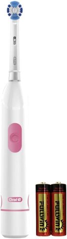 اورال بي فرشاة اسنان ببطارية من ريفوليوشن مع (1) راس فرشاة، ابيض، البطاريات متضمنة in Kuwait