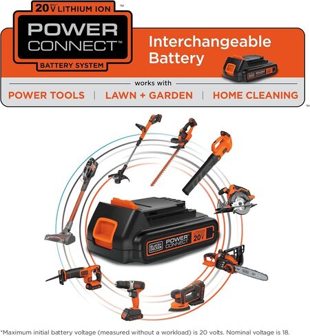 BLACK+DECKER 20V MAX 5-1/2-Inch Cordless Circular Saw with Extra 4-Ah Lithium Ion Battery Pack (BDCCS20C & LB2X4020) in Saudi Arabia