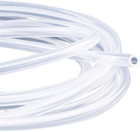AKZYTUE Silicone Tubing 5/64"(2mm) ID x 13/64"(5mm) OD 16.5ft(5m) Silicone Rubber Tube Air Hose Pipe for Pump Transfer Clear in Saudi Arabia