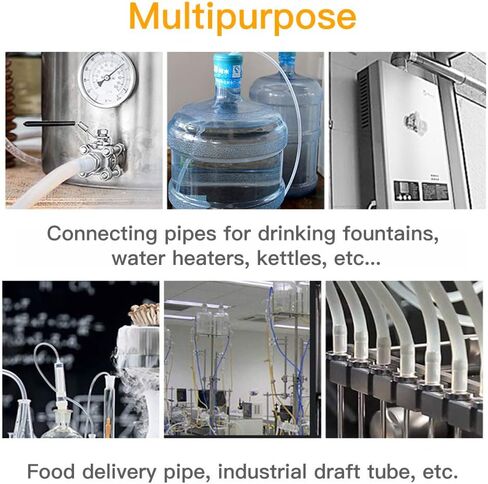 AKZYTUE Silicone Tubing 5/64"(2mm) ID x 13/64"(5mm) OD 16.5ft(5m) Silicone Rubber Tube Air Hose Pipe for Pump Transfer Clear in Saudi Arabia