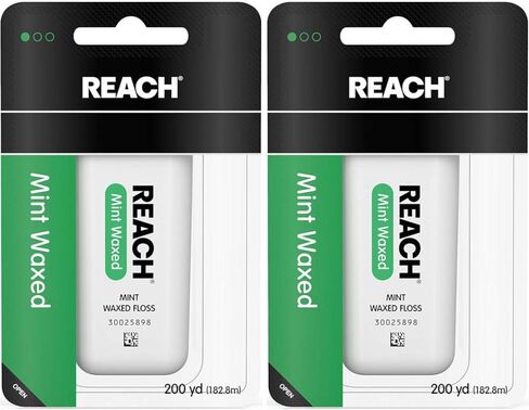 Reach Mint Waxed Floss 200 Yards (Pack of 2) in Saudi Arabia
