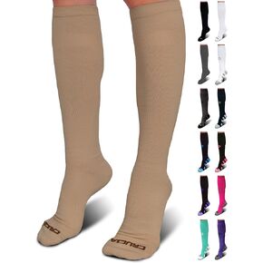 Crucial Compression Socks for Men & Women (20-30mmHg) Running, Athletic, Travel