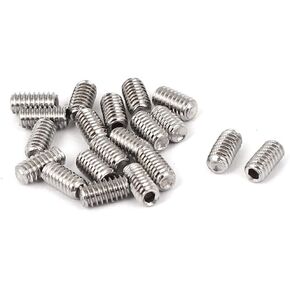 uxcell M2x4mm كأس نقطة عرافة المقبس مجموعة مسامير 20 قطعة للعتاد in Kuwait