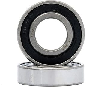 FKG R12-2RS 3/4"x1-5/8"x7/16" Deep Groove Ball Bearing Double Rubber Seal Bearings Pre-Lubricated, Set of 2 in Saudi Arabia