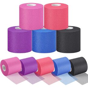 5 Rolls Foam Underwrap Athletic Tape 2.75 Inches x 30 Yards Sports Prewrap Athletic Tape Athletic Ankle Tape Sports Tape for Ankles Wrists Hands and Knees, 5 Colors (Classic Colors)