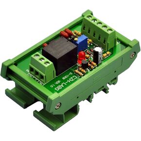 CZH-LABS DIN وحدة مرحل مقارنة الجهد الكهربي للسكك الحديدية، DC12V، مرحل SPDT 10Amp. in Kuwait