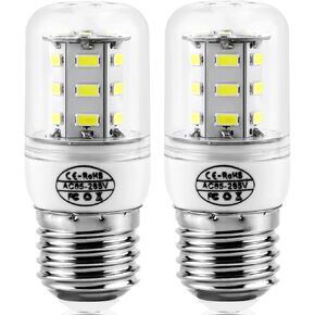 MIFLUS 5304511738 Light Bulb Appliance Light Bulb Fridge Light Bulb Kei D34l E26/27 Refrigerator Bulb Frigid-aire Refrigerator Led Light Bulb 3.5W KEI D34L E26/27 (85V-265V White Light) in Saudi Arabia