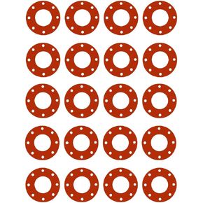 Sterling Seal CFF7175.200.031.300X20 7175 50-60 Durometer Full Face Gasket, 2" Pipe Size, 1/32" Thick, Pressure Class 300#, 2.38" ID, Polymer/Polydimethysiloxane/Silicone (Pack of 20) in Saudi Arabia