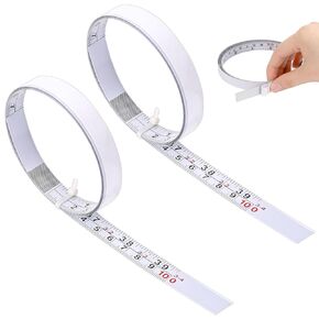 2 Pack Measure Tape with Adhesive Backing,39'' Left to Right Metal Self-Adhesive Measuring Tape Sticky Measure Tape Double Scale Sticky Tape Measure Workbench Ruler for Woodworking,Saw,Drafting Table in Saudi Arabia