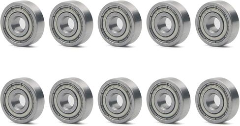 5x16x5 مللي متر كرة أخدود عميقة تحمل محامل لوح التزلج زلاجات مصغرة 625ZZ 625Z 80025 حزمة من 10 in Kuwait