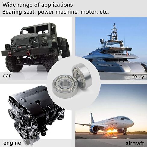 5x16x5 مللي متر كرة أخدود عميقة تحمل محامل لوح التزلج زلاجات مصغرة 625ZZ 625Z 80025 حزمة من 10 in Kuwait