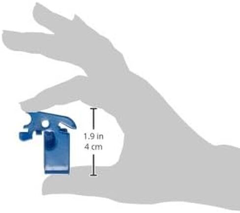 Wall Control Pegboard 1in x 1in C-Bracket Slotted Metal Pegboard Hook for Wall Control Pegboard and Slotted Tool Board – Black in Saudi Arabia