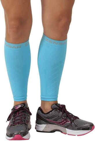 Zensah Running Leg Compression Sleeves - Shin Splint, Calf Compression Sleeve Men and Women in Kuwait