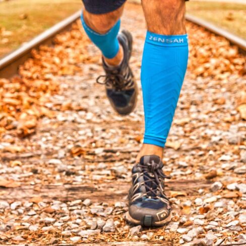 Zensah Running Leg Compression Sleeves - Shin Splint, Calf Compression Sleeve Men and Women in Kuwait