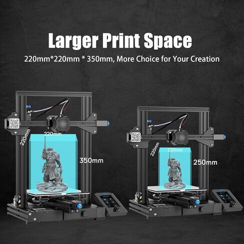Creality Ender 3 Pro V2 Z-axis Extension Upgrade Kit 500mm 2040 Aluminum Profiles and Lead Screw Accessories for Ender 3 Series 3D Printer in Saudi Arabia