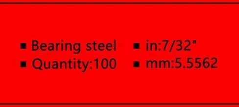 FKG 7/32" Inch Bearing Balls 100 Qty in Saudi Arabia