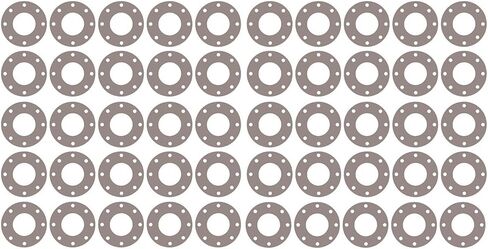 Sterling Seal CFF7540.2500.031.300X50 7540 Vegetable Fiber Full Face Gasket, 1/32" Thick, Pressure Class 300#, 2-1/2" Pipe Size, Tan (Pack of 50) in Saudi Arabia