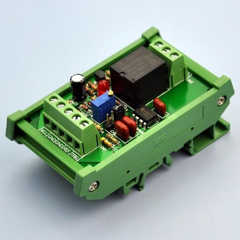 CZH-LABS DIN وحدة مرحل مقارنة الجهد الكهربي للسكك الحديدية، DC12V، مرحل SPDT 10Amp. in Kuwait