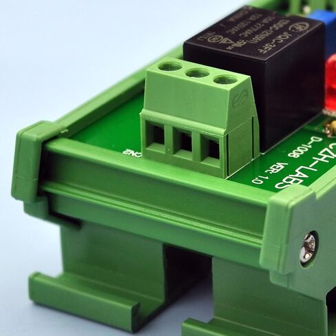 CZH-LABS DIN وحدة مرحل مقارنة الجهد الكهربي للسكك الحديدية، DC12V، مرحل SPDT 10Amp. in Kuwait