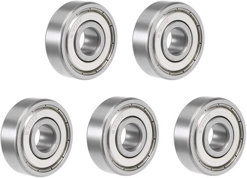 Pnzxi 5 قطعة 6301ZZ 12x37x12 مللي متر 6301Z 6301 الكرات الأخدود العميق منخفضة الضوضاء مزدوجة محمية تحمل الصلب in Kuwait