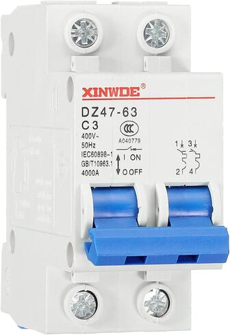 Rebower Miniature Circuit Breaker Low-Voltage 2 Poles 3A 230/400V for Household Circuit Breaker Overload Protection in Saudi Arabia