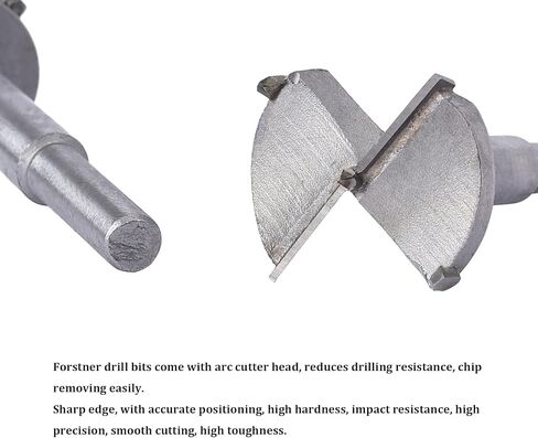 لقم مثقاب فورستنر لاعمال النجارة من خليط معدني من الكربيد لاعمال النجارة واداة قطع الثقوب للخشب الرقائقي والبلاستيك 11/20~1-4/7 انش، 18 قطعة in Kuwait