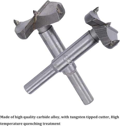 لقم مثقاب فورستنر لاعمال النجارة من خليط معدني من الكربيد لاعمال النجارة واداة قطع الثقوب للخشب الرقائقي والبلاستيك 11/20~1-4/7 انش، 18 قطعة in Kuwait