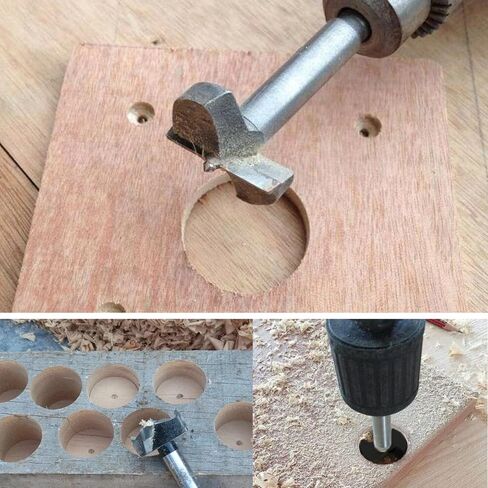 لقم مثقاب فورستنر لاعمال النجارة من خليط معدني من الكربيد لاعمال النجارة واداة قطع الثقوب للخشب الرقائقي والبلاستيك 11/20~1-4/7 انش، 18 قطعة in Kuwait