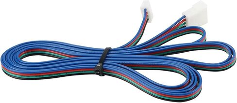 FYSETC طابعة ثلاثية الأبعاد Vorn 2.4 كابلات تمديد محرك متدرج قطعتين: XH2.54-4P 2M/78.7 بوصة أنثى 4P إلى ذكر 4P سلك تمديد محرك أبيض كابل موصل طرفي لملحقات الطابعة Voro 2.4 ثلاثية الأبعاد in Saudi Arabia