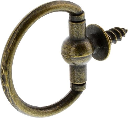 Hillman 122214 Decorative Screw Ring, No Size, Antique Brass/Brass in Saudi Arabia