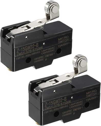 Uxcell 2 قطعة Z-15GW22-B 1NO + 1NC مفاتيح حركة صغيرة للرافعة الدوارة المفصلية in Saudi Arabia