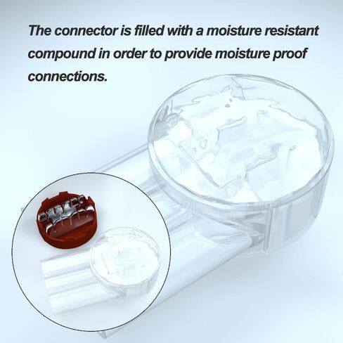 UR2 IDC Butt Connector,Used as Corrosion-Resistant and Moisture-Proof Connector for Weak Current Wire Connection Such as Loudspeaker Wires (100 pcs). in Kuwait