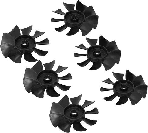 6pcs Motor Blades 550W Low Noise Cooling Fan Blade Air Compressor Pump Replacement Accessories, 115mm/ 4.5" Outer Diameter in Saudi Arabia