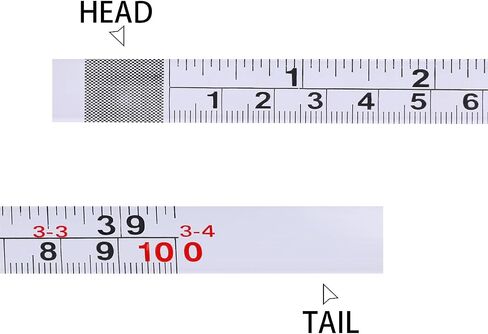 2 Pack Measure Tape with Adhesive Backing,39'' Left to Right Metal Self-Adhesive Measuring Tape Sticky Measure Tape Double Scale Sticky Tape Measure Workbench Ruler for Woodworking,Saw,Drafting Table in Saudi Arabia