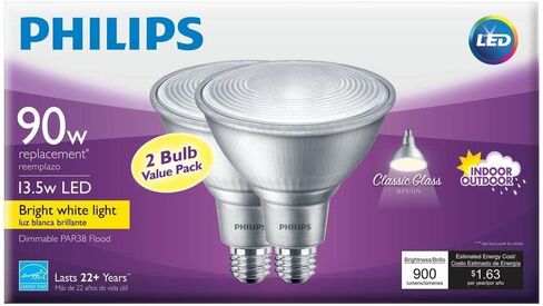 2pk لمبة LED Par38 3000k in Kuwait