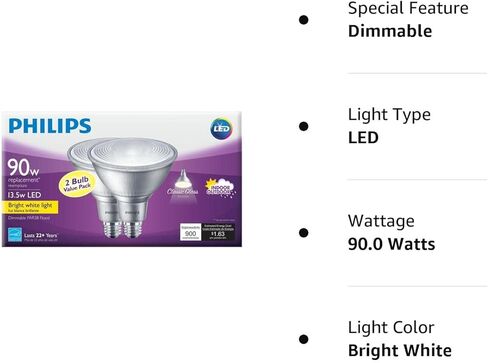 2pk لمبة LED Par38 3000k in Kuwait