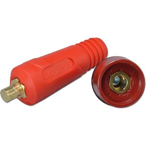 RIVERWELD TIG كابل لحام لوحة موصل المقبس مجموعة DKJ10-25 و DKZ10-25 تركيب سريع على طراز Dinse 200Amp 4 قطعة in Kuwait