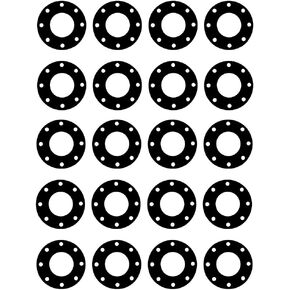 حشية ستيرلنج سيل CFF7000T.5IN.125.150X20 7000T Grafoil لكامل الوجه، مقاس أنبوب 5 بوصات، سمك 1/8 بوصة، فئة الضغط 150#، معرف 5.56 بوصة، جرافيت مرن موسع (عبوة من 20 قطعة) in Kuwait