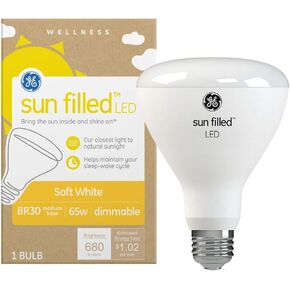 GE Sun Filled LED Light Bulb, 65 Watt, Daylight, BR30 Indoor Floodlight (1 Pack) in Saudi Arabia