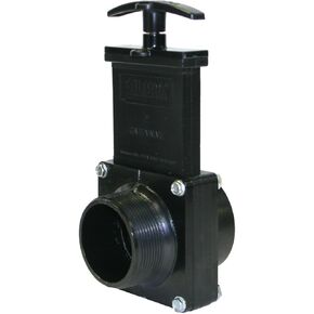 Valterra 7205 ABS Gate Valve, Black, 2" MPT x Slip in Saudi Arabia